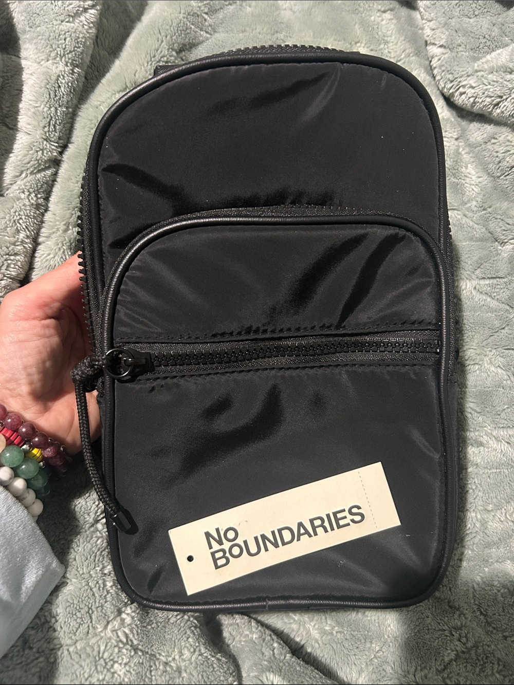 No Boundaries Black Crossbody Bag - Black